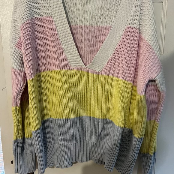 Forever 21 Stripped Knit Sweater - Picture 3 of 5